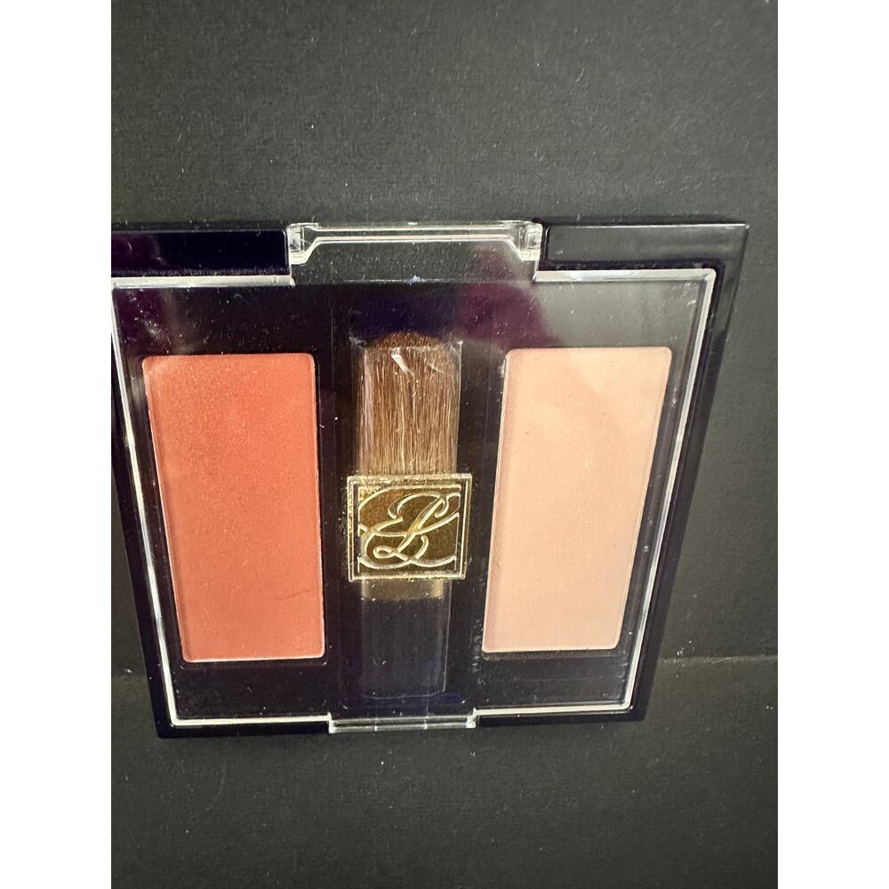 NOS VTG Estee Lauder Blushing Compact Apricot Passion 32 and Peach Glow 36